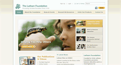Desktop Screenshot of latham.org